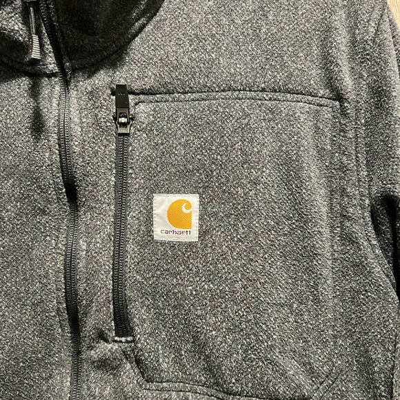 Carhartt Jacket Black Zip Up M - Picture 5 of 9